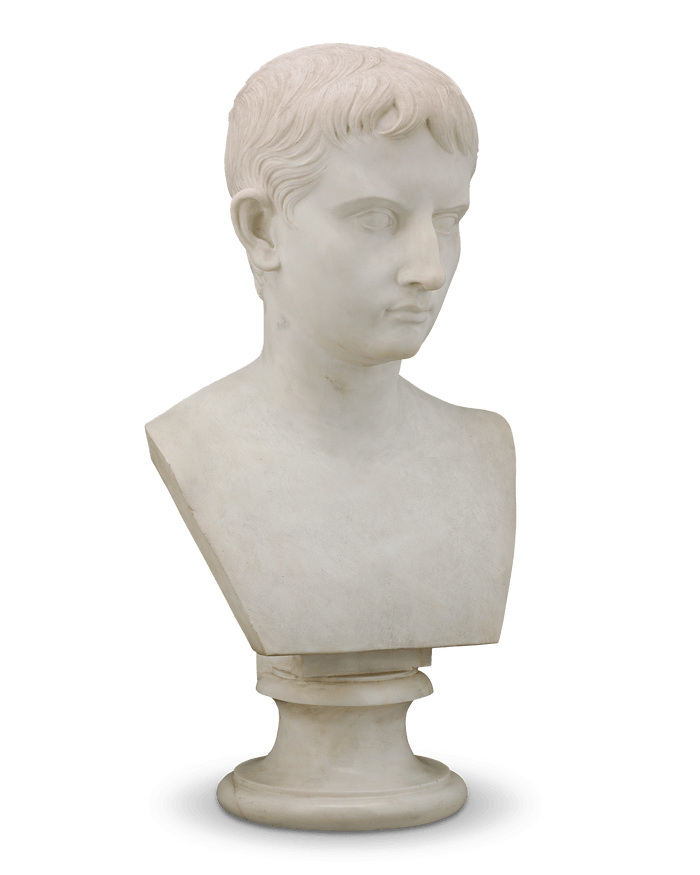 Young Emperor Augustus by Augustus Saint-Gaudens