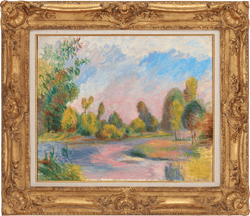Au bord de la rivière by Pierre-Auguste Renoir
