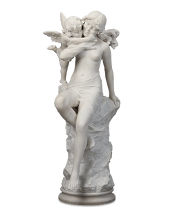 Italian Marble Sculpture of Venus and Cupid