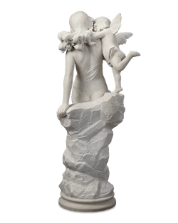 Italian Marble Sculpture of Venus and Cupid