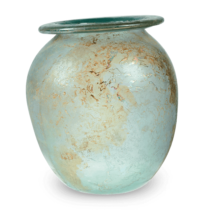 Ancient Roman Glass Funerary Urn