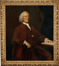 Portrait of Benjamin Franklin attributed to Mason Chamberlin