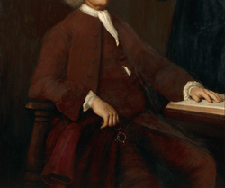 Portrait of Benjamin Franklin attributed to Mason Chamberlin