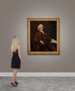 Portrait of Benjamin Franklin attributed to Mason Chamberlin