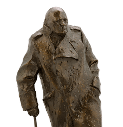 Sir Winston Churchill Bronze by Ivor Roberts-Jones