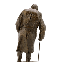 Sir Winston Churchill Bronze by Ivor Roberts-Jones