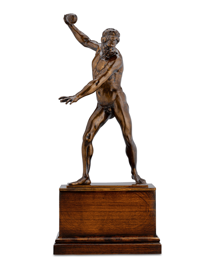 Labors of Hercules Bronze Sculpture, 17th Century