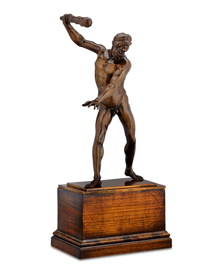 Labors of Hercules Bronze Sculpture, 17th Century