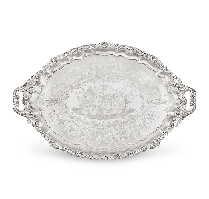 Paul Storr Abolitionist Silver Trays