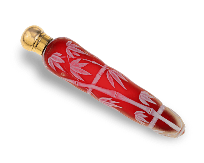 Thomas Webb & Sons Cameo Scent Bottle