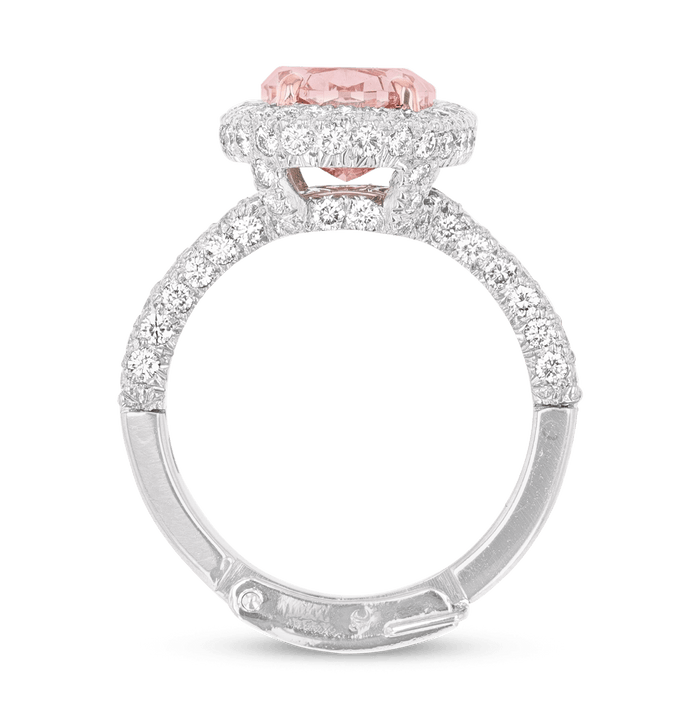 Natural Fancy Pink Diamond Ring, 3.31 carats
