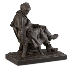 Terracotta Statue of Emperor Napoleon at St. Helena