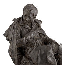 Terracotta Statue of Emperor Napoleon at St. Helena