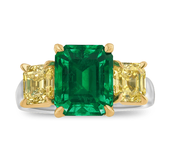Untreated Emerald Ring, 4.62 carats