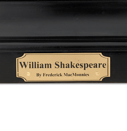 A Patinated Bronze Statuette of William Shakespeare by Frederick William MacMonnies