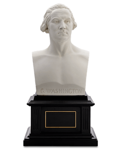 Plaster Bust of George Washington by Jean-Antoine Houdon