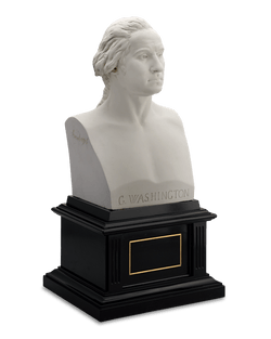 Plaster Bust of George Washington by Jean-Antoine Houdon
