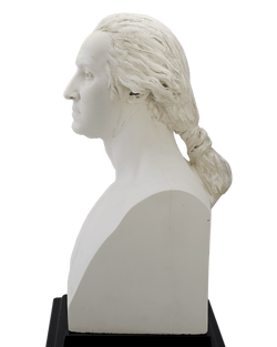 Plaster Bust of George Washington by Jean-Antoine Houdon