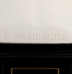 Plaster Bust of George Washington by Jean-Antoine Houdon
