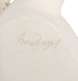 Plaster Bust of George Washington by Jean-Antoine Houdon