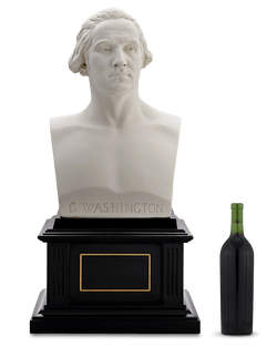 Plaster Bust of George Washington by Jean-Antoine Houdon