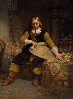 Oliver Cromwell by Emanuel Leutze