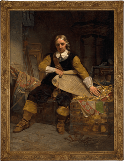 Oliver Cromwell by Emanuel Leutze