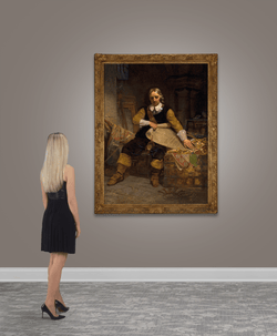 Oliver Cromwell by Emanuel Leutze