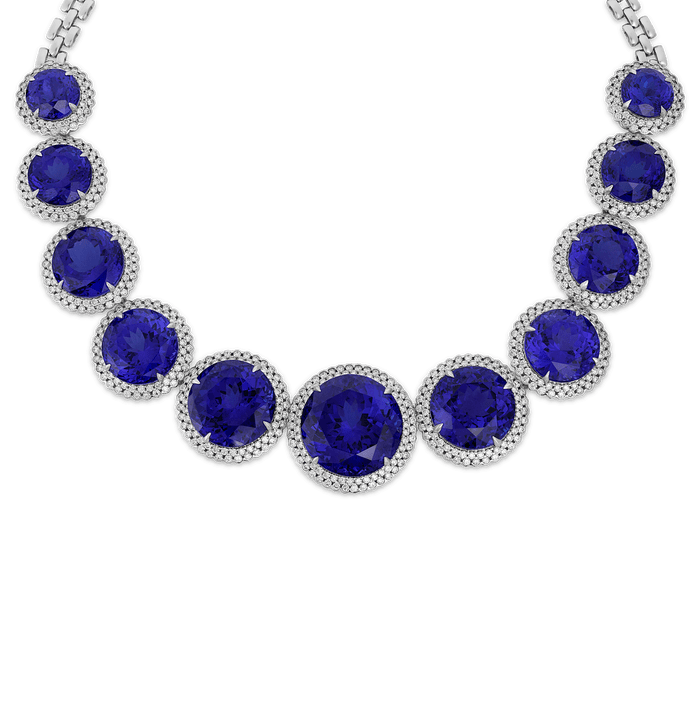 Tanzanite Necklace, 304.66 Carats