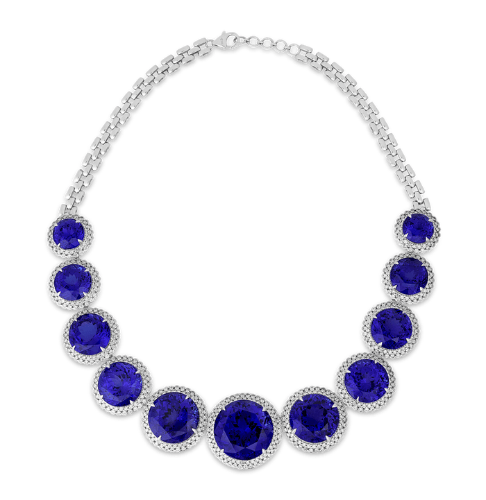 Tanzanite Necklace, 304.66 Carats