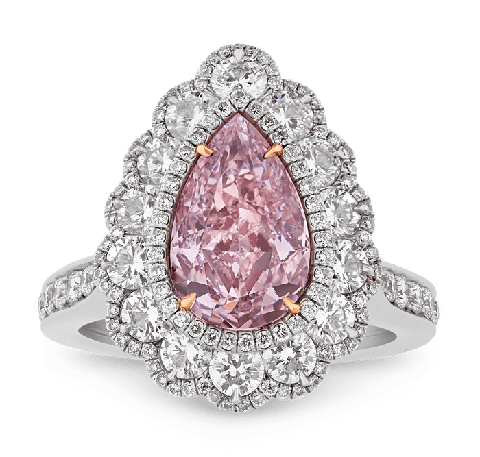 Natural Fancy Purplish-Pink Diamond Ring, 2.58 carats