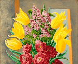 Bouquet de fleurs by Moïse Kisling