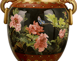 Pair of Minton Exhibition Vases