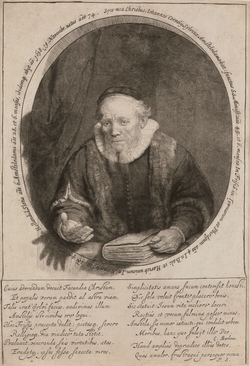 Jan Cornelis Sylvius, Preacher by Rembrandt Van Rijn