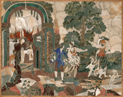 Florentine Pietre Dure Plaque