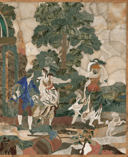 Florentine Pietre Dure Plaque