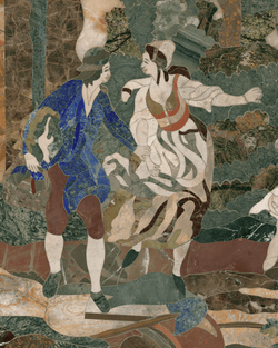 Florentine Pietre Dure Plaque