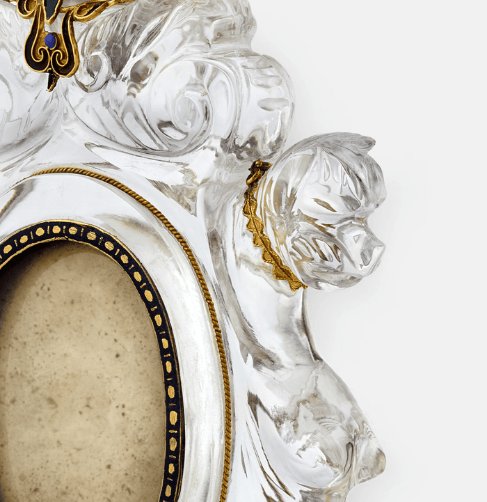 Renaissance Rock Crystal and Gold Agnus Dei