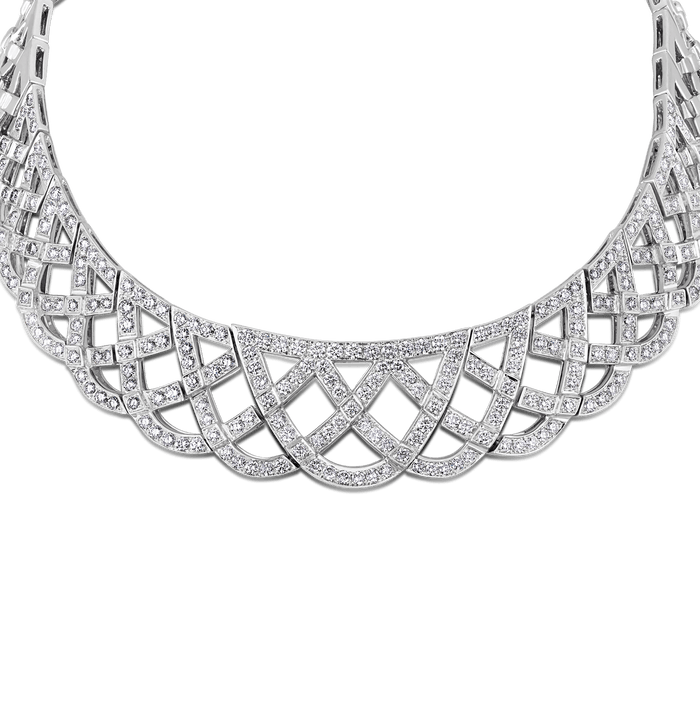 Hans D. Krieger Diamond and Gold Neckace, 16.84 carats