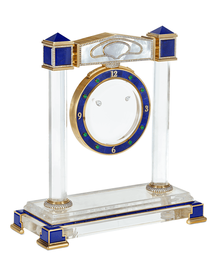 Floating Diamond Mystery Clock