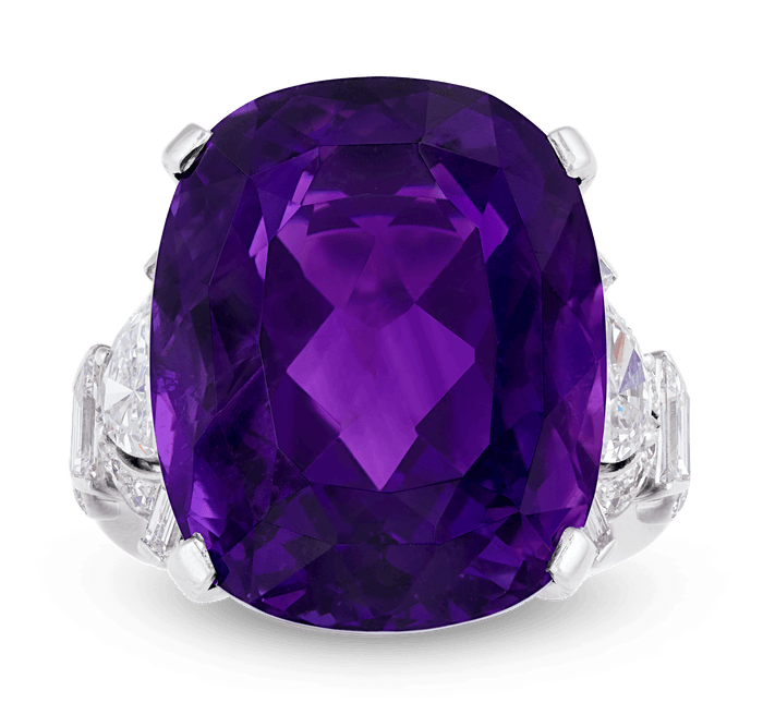 Raymond Yard Amethyst Ring, 27.62 Carats