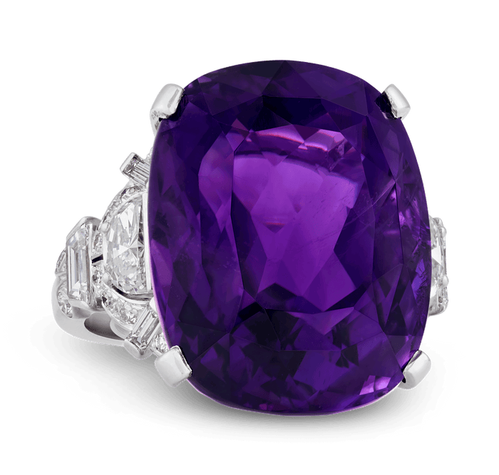 Raymond Yard Amethyst Ring, 27.62 Carats