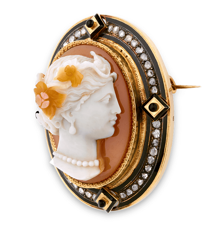 French Cameo Brooch