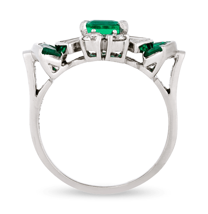 Tiffany & Co. Untreated Colombian Emerald Ring, 1.25 carats