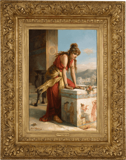 Pompeian Woman by Pierre Olivier Joseph Coomans