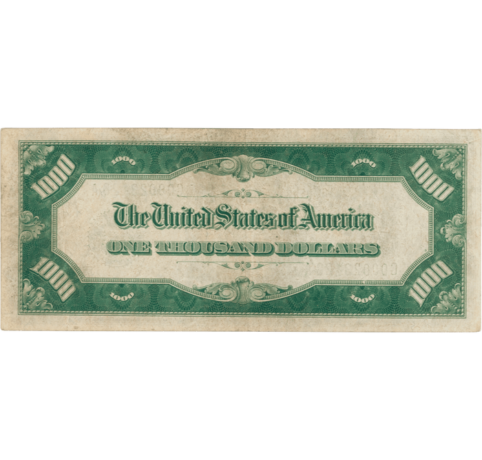 $1000 U.S. Federal Reserve Note