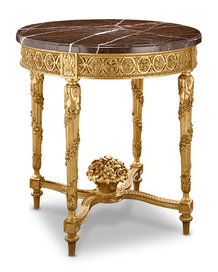 Louis XVI-Style Giltwood Table