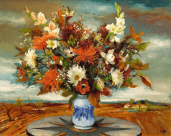 Grandes fleurs by Marcel Dyf