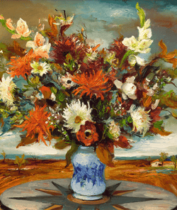 Grandes fleurs by Marcel Dyf