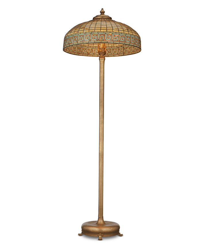 Tiffany Studios Greek Key Floor Lamp